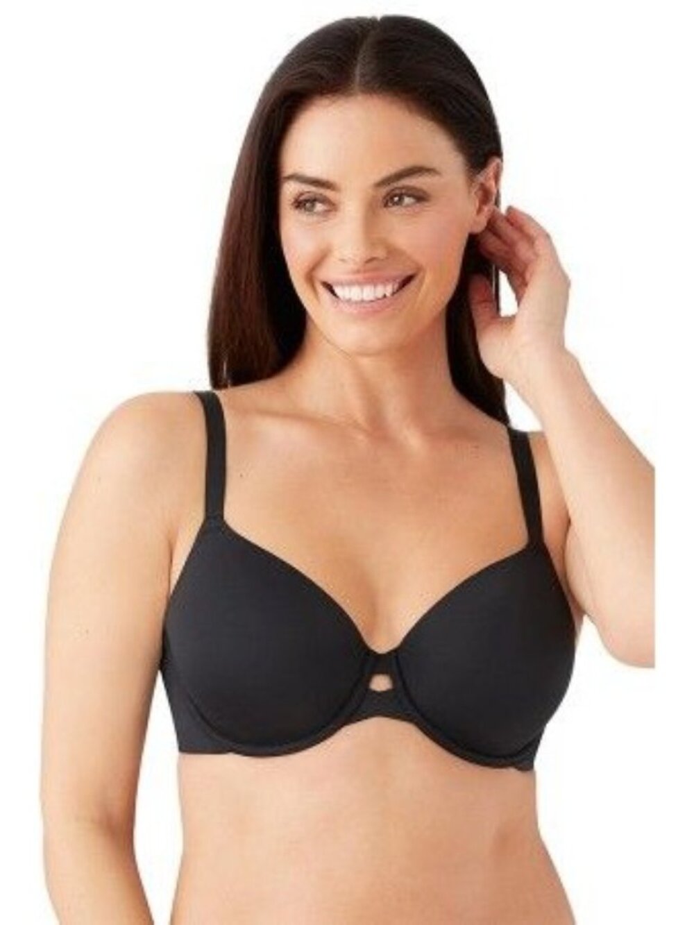 🆕 WACOAL Superbly Smooth Convertible Underwire Bra 34DDD Black #853342
